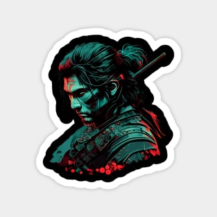 Samurai print Magnet