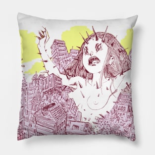 City Attack Pillow