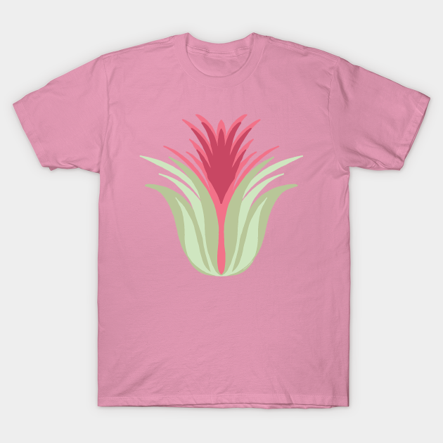 Discover Air Plant Green and Red Tones - Air Plant - T-Shirt