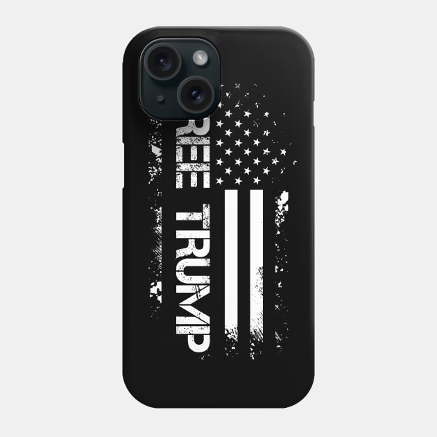 Free Trump, black Phone Case by Traditional-pct