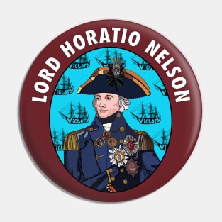 Lord Admiral Horatio Nelson Pin