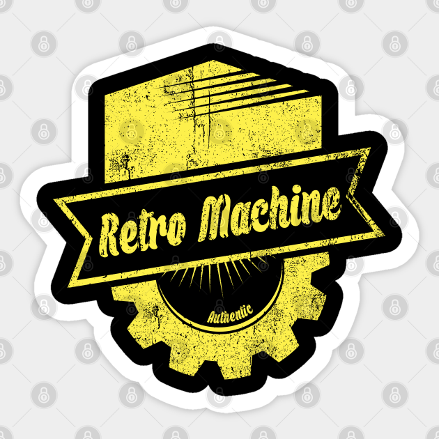 Retro Machine - Machine - Sticker