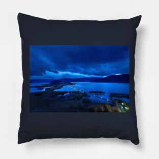 The floating bridge of Agios Achileios Pillow