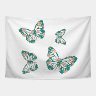 Colorful Butterfly , Cute Light Butterflies Gift Idea Tapestry