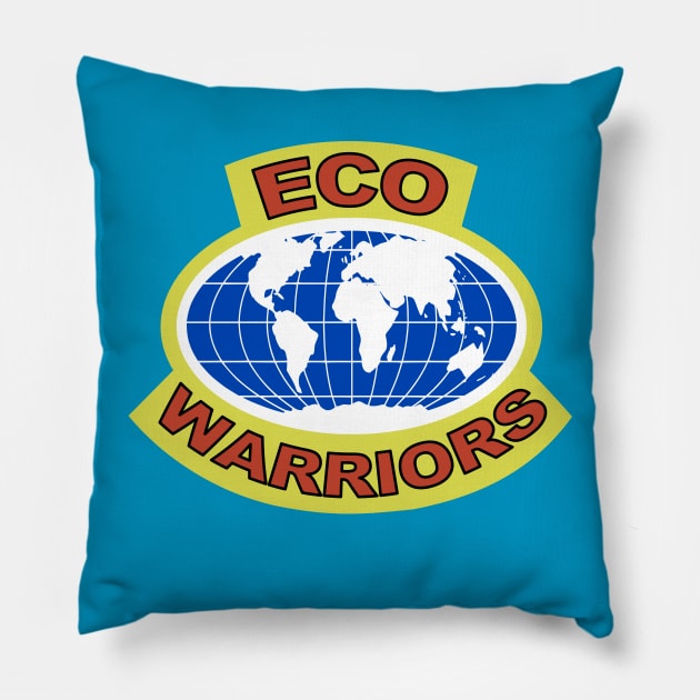 Eco-Warriors Logo Pillow by Scottish Arms Dealer