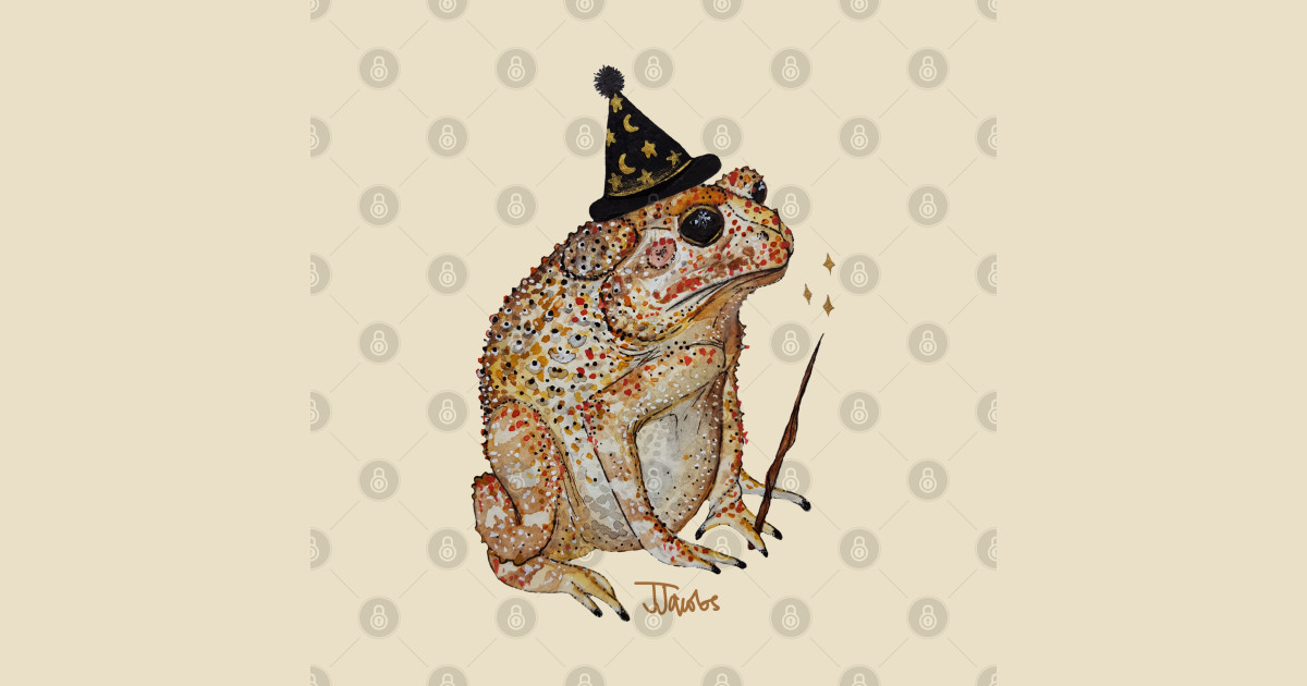 Mystical Mr. Toad - Halloween Wizard Toad - Posters and Art Prints ...