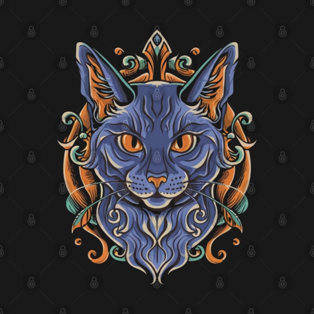 Mystic Cat Tattoo by Goku Creations