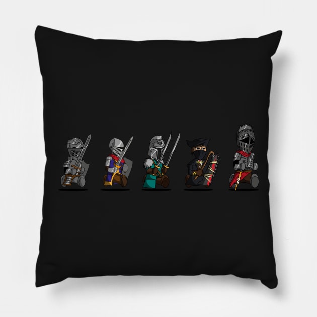 Super Souls Bros. [Variant 03] Pillow by Xitpark