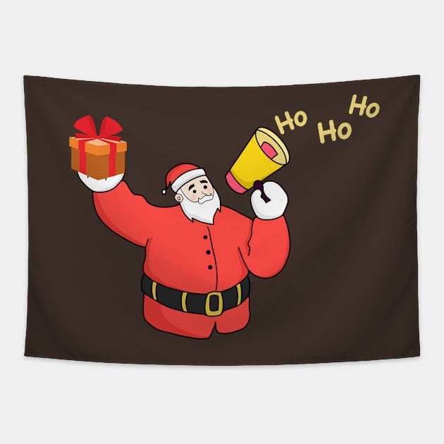 Christmas santa Tapestry by artoffaizan