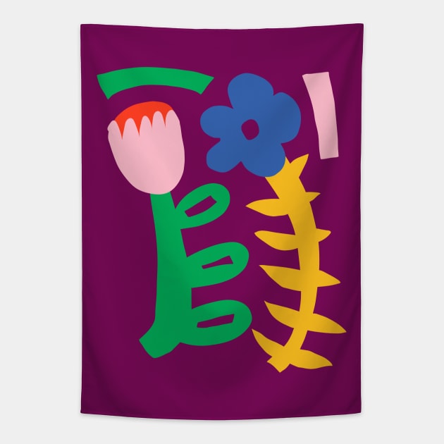 Flower couple Tapestry by mister_fred_berlin