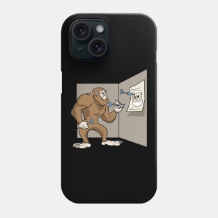 Bigfoot Sasquatch Dart Big Dart Player Dart Arrow Phone Case