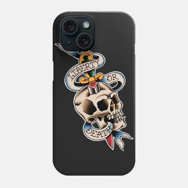 Liberty or Death Shirt Phone Case by TradAmericanLiberty