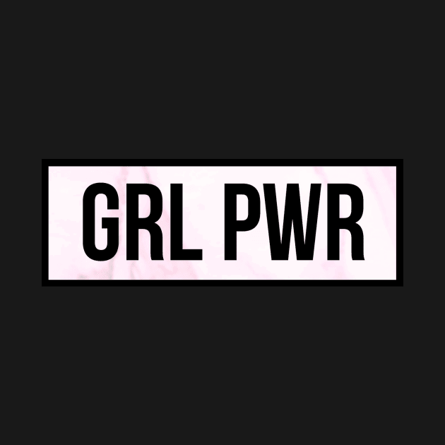 grl pwr marble by emilykroll