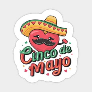 Fiesta Cinco De Mayo Party Mexican Men Women Magnet