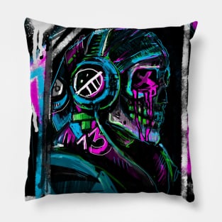 GRAFFITI SKULL 3 Pillow