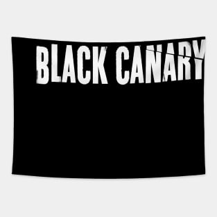 Black Canary Band Logo Tapestry