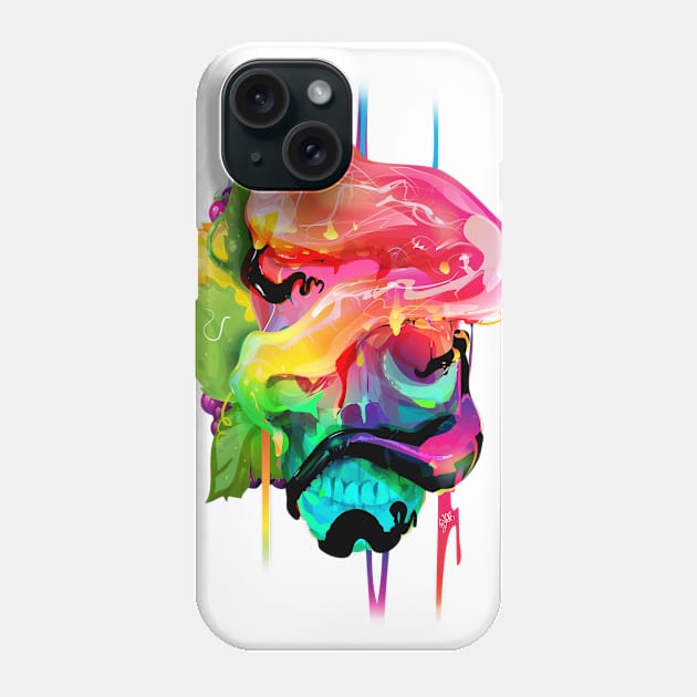 skull and grapes Phone Case by bboypion