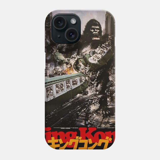 King Kong Japanese Phone Case by ribandcheese