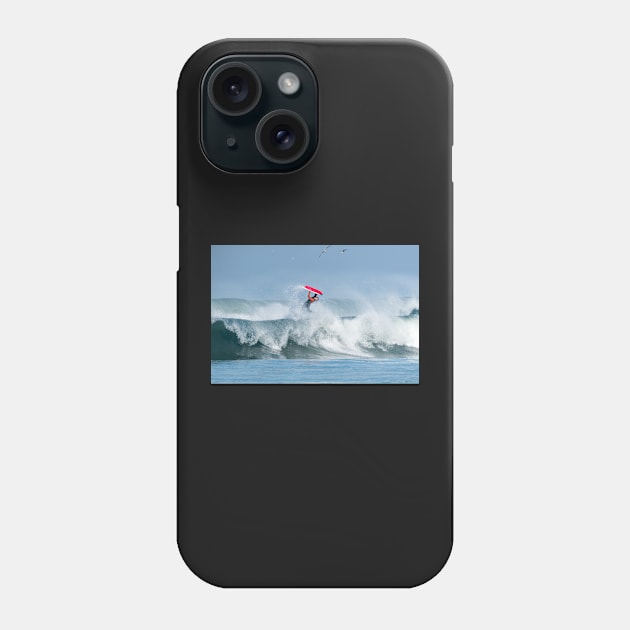 Bodyboarder in action Phone Case by homydesign