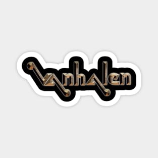 Van Halen - Old Logo Stone Engraved Magnet