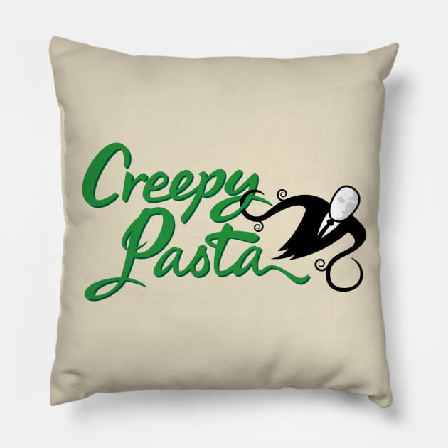 Creepy Pasta Pillow by Pufahl