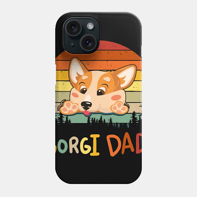 Corgi Dad  (127) Phone Case by Darioz