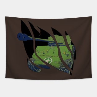 M4 Sherman Tank Tapestry