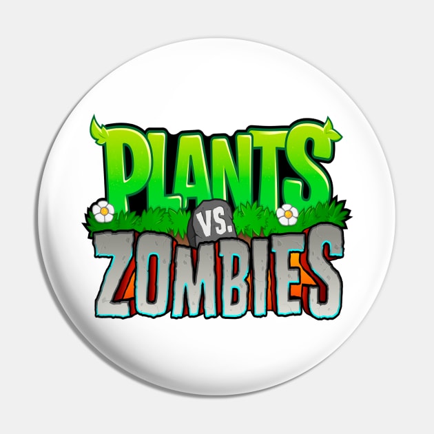 Plants vs Zombies Logo Pin by Zarcus11