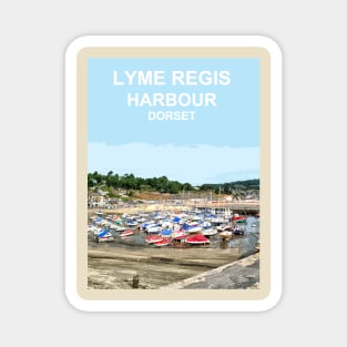 Lyme Regis Dorset. Travel poster. Gift. Magnet