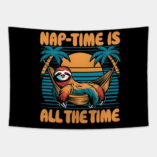 Nap -Time is All The Time | Vacation Lover gifts Tapestry