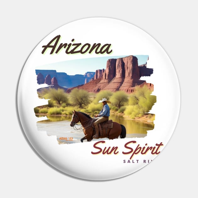 Arizona Sun Spirit Salt River Series Pin by Arizona Sun Spirit