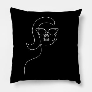 You See Through Everything | One Line Drawing | One Line Art | Minimal | Minimalist Pillow