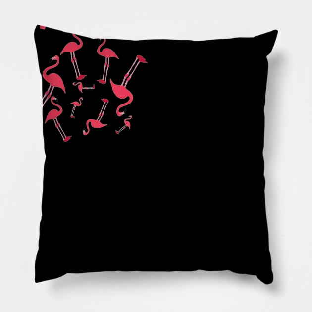 Cute Flamingo with Quote Gift Ideas Pillow by MadArting1557