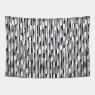 Infinite Rain (gray tones) Tapestry