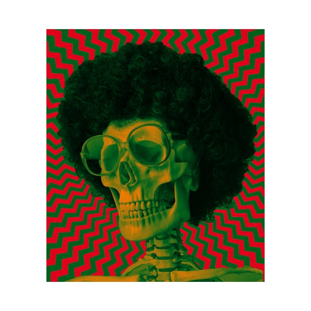 Psychedelic Skull by Trippyarts Store