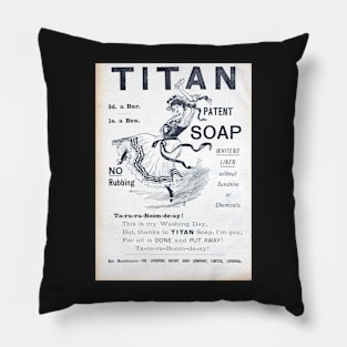 Victorian soap advert Titan Soap Pillow