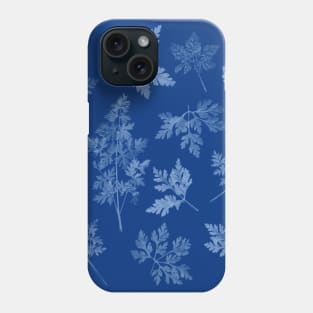 Herbal Blue Cynotype 01 Phone Case