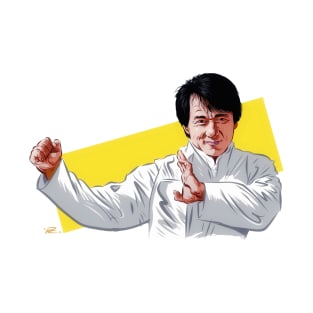 Jackie Chan - An illustration by Paul Cemmick T-Shirt