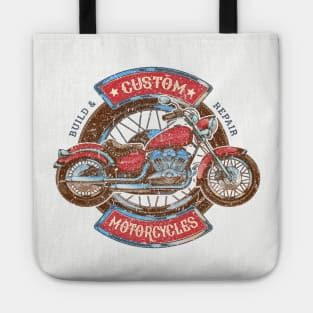 Custom Motorcycles - Build and Repair Vintage Tote