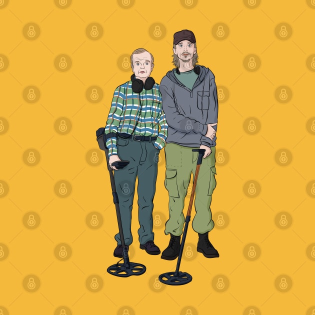 Detectorists - Lance & Andy - DMDC Line up by InflictDesign