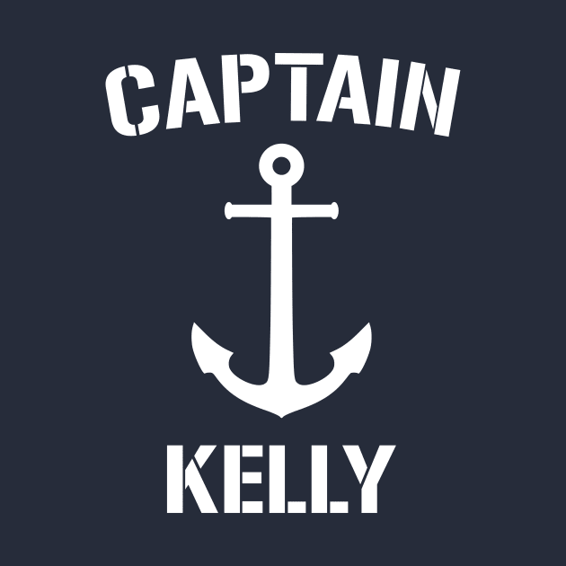 Nautical Captain Kelly Personalized Boat Anchor by Rewstudio