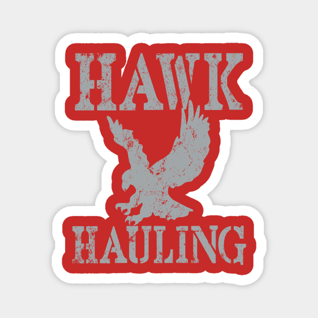 Hawk Hauling Magnet by MindsparkCreative