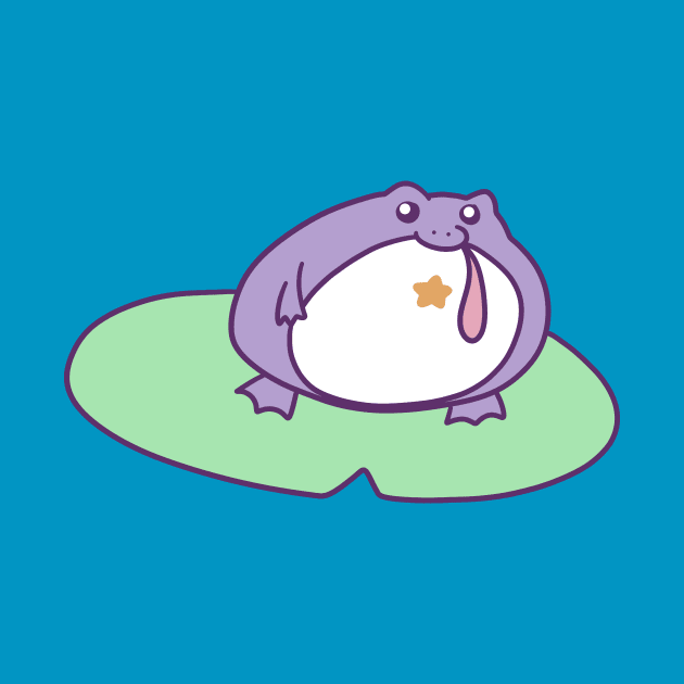 Cute Purple Frog by saradaboru