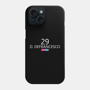 Devlin DeFrancesco white text Phone Case