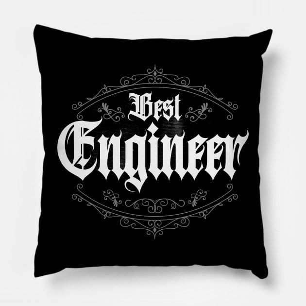 Best Engineer Classic Pillow by CTShirts
