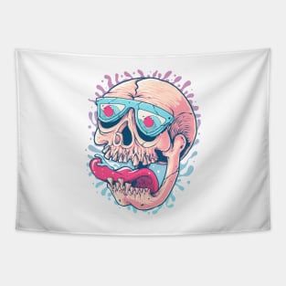 Skull Holiday Tapestry