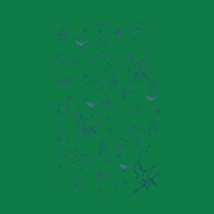 Hunger Games quality pattern sketch - green T-Shirt