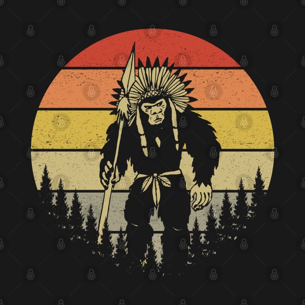 Bigfoot Native American Headdress by Tesszero