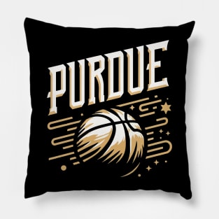 PURDUE Basketball Tribute - Basketball Purdure University Design Purdue Tribute - Basket Ball Player Pillow