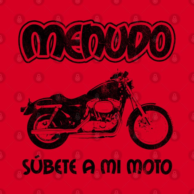 Súbete a mi Moto T-Shirt Black by hitman514